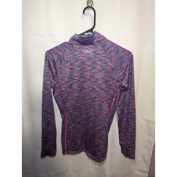 Under Armour Womens Tech Twist multi color purple 1/4 Zip Pullover Size Small - Picture 9 of 13
